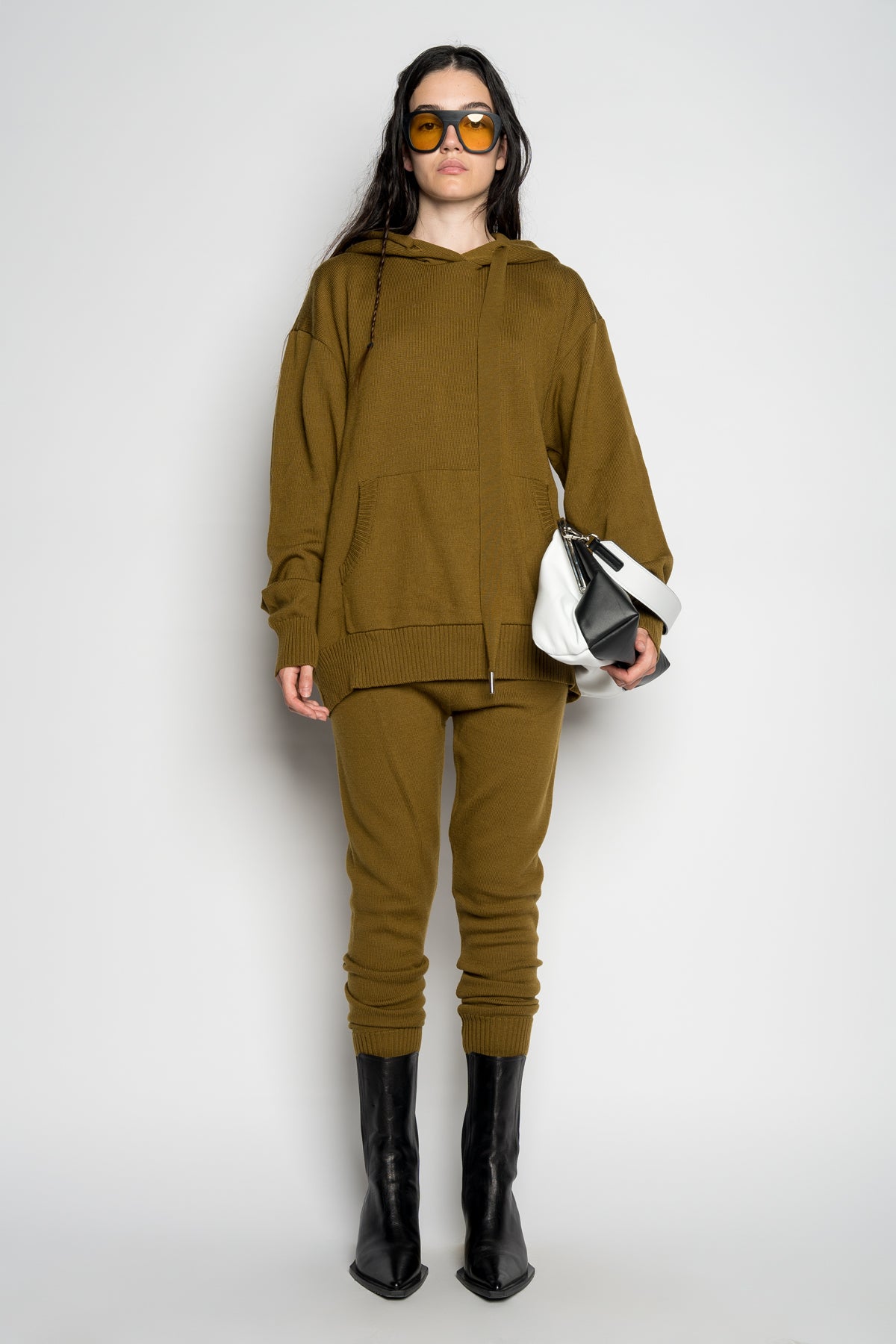 MUSTARD TRACKSUIT TROUSERS marques almeida