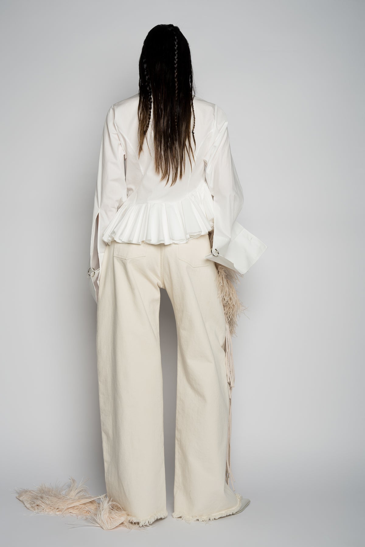 OFF WHITE BOYFRIENDS TROUSERS marques almeida