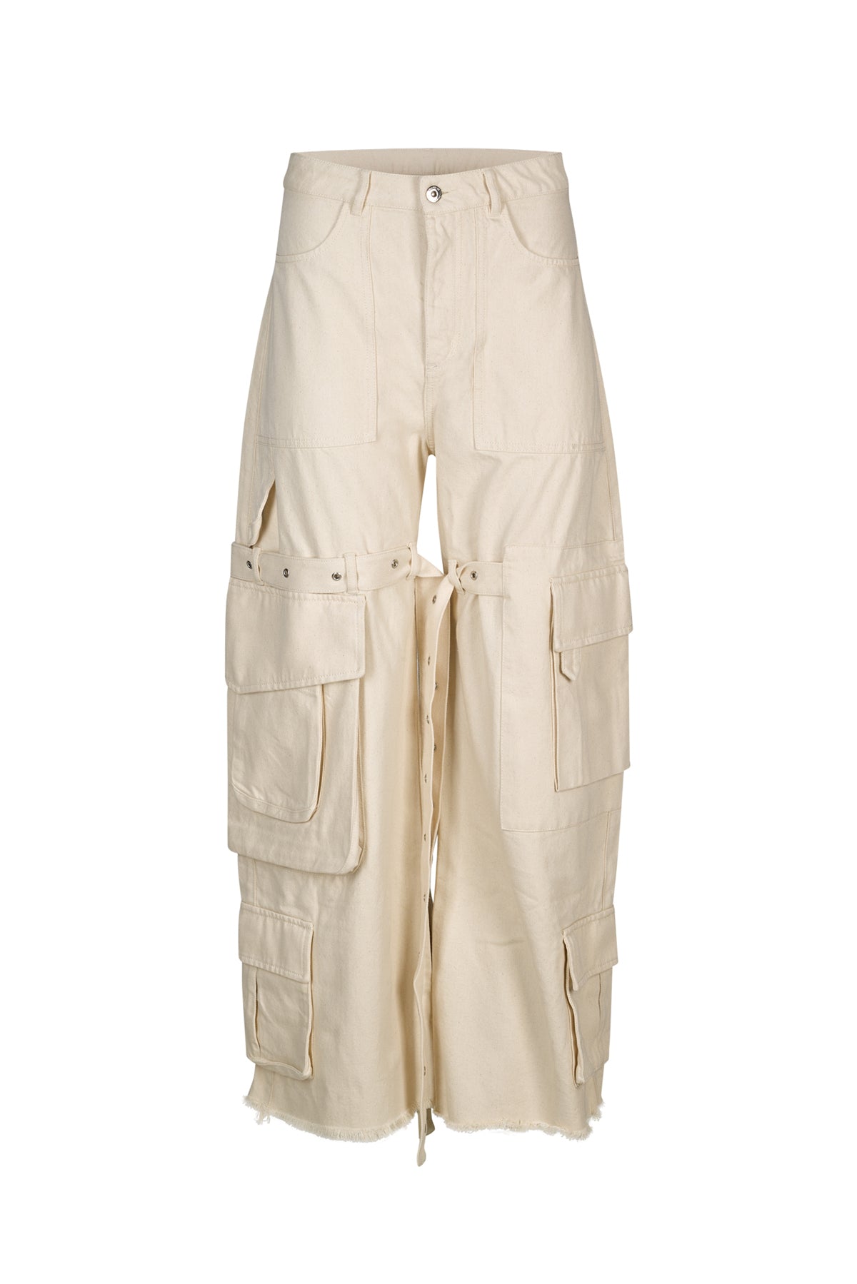 OFF-WHITE MULTIPOCKET CARGO TROUSERS marques almeida