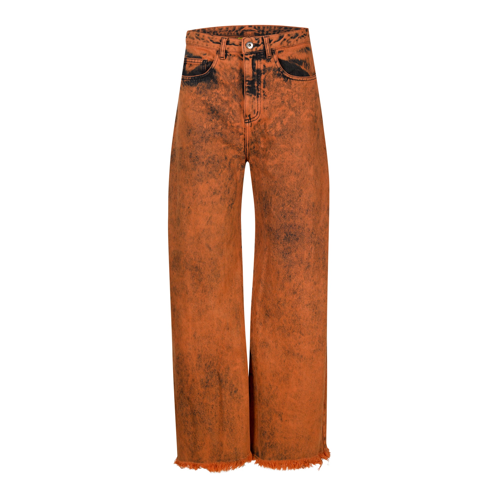 orange denim boyfriends marques almeida