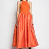 ORANGE DRESS WITH TANK TOP SCOOPED marques almeida