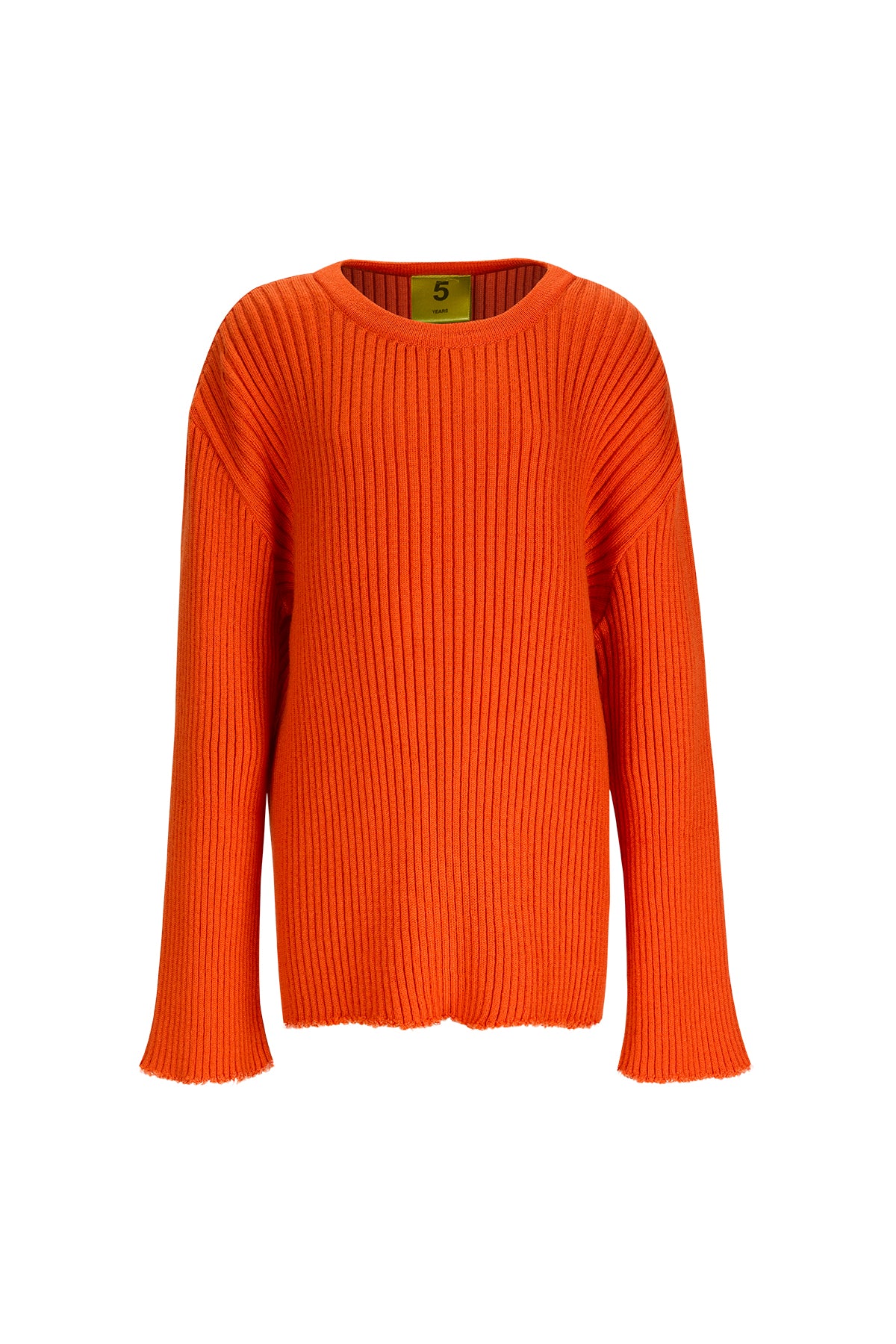 ORANGE MERINO KNIT JUMPER