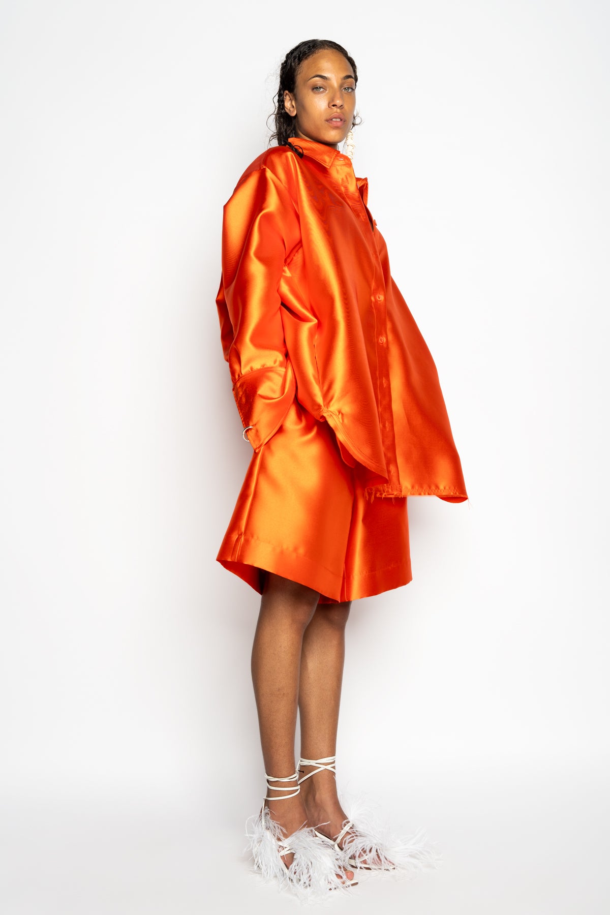 ORANGE OVERSIZED SHIRT marques almeida