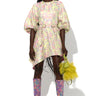 FLOWER BROCADE BALLOON SLEEVE DRESS marques almeida