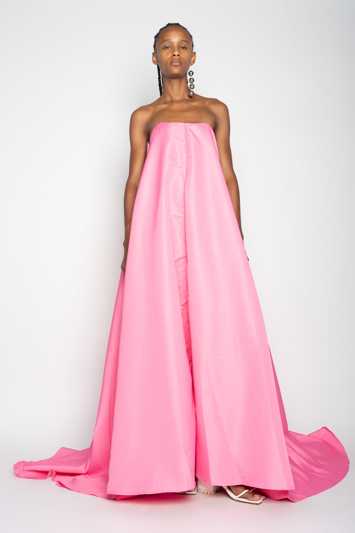 PINK DRESS WITH GIANT BOW IN THE BACK marques almeida