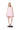 PINK FLOWER DRILL A-LINE DRESS marques almeida