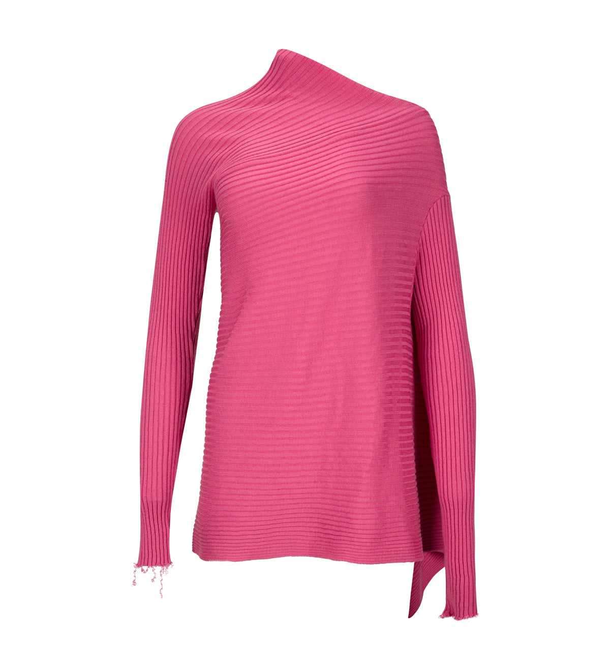 PINK MERINO WOOL DRAPED JUMPER marques almeida