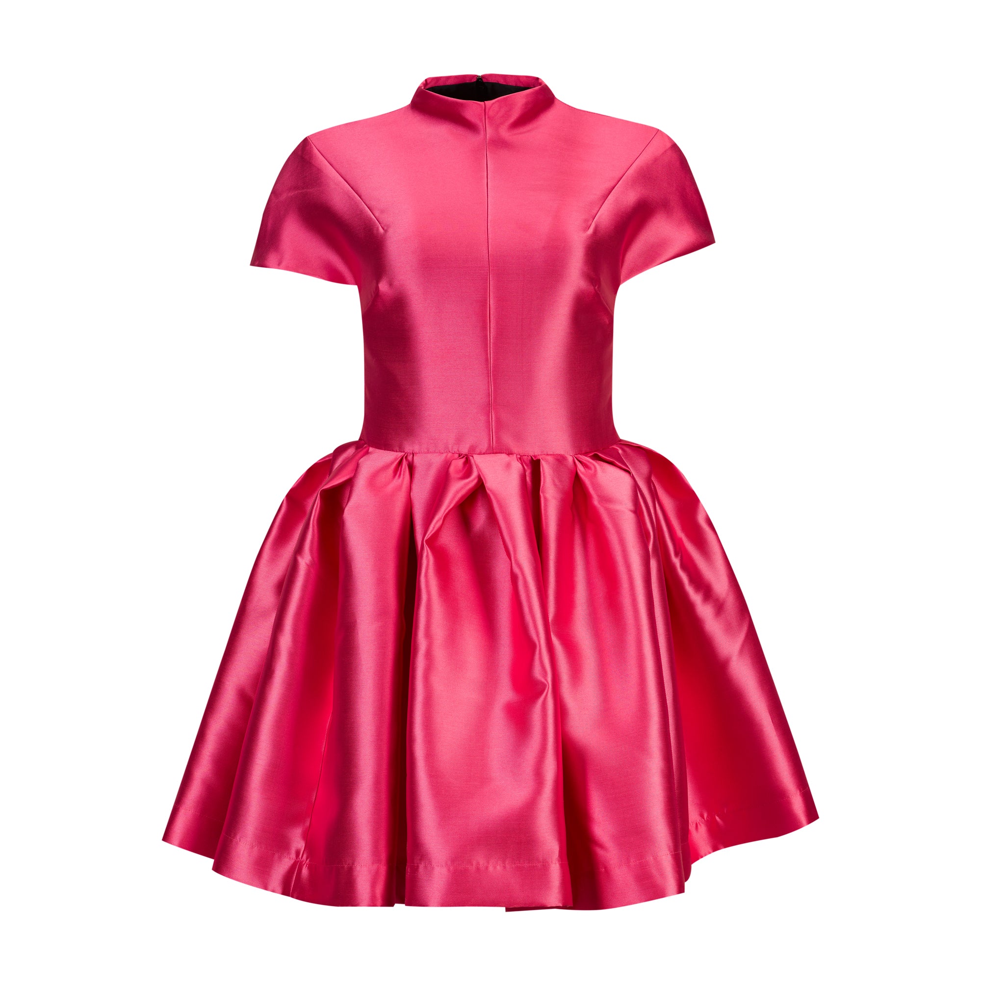 PINK SHORT SLEEVE PUFF SKIRT DRESS marques almeida