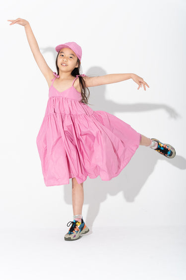 marques almeida pink dress PINK CROSS WAIST DRAPE T-SHIRT DRESS MARQUES ' ALMEIDA