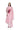 PINK WATERCOLOUR FLOWER SCARF DRAPE MIDI DRESS MARQUES ALMEIDA