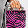 PINK ZEBRA PRINT MINI CHAIN M'A BAG marques almeida