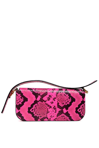 PINK SNAKE PRINT CLUTCH BAG MARQUES ALMEIDA