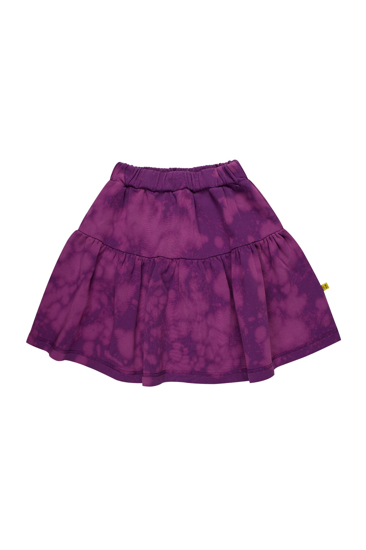 PURPLE AND PINK SPLATTERED FLEECE SKIRT MAKIDS