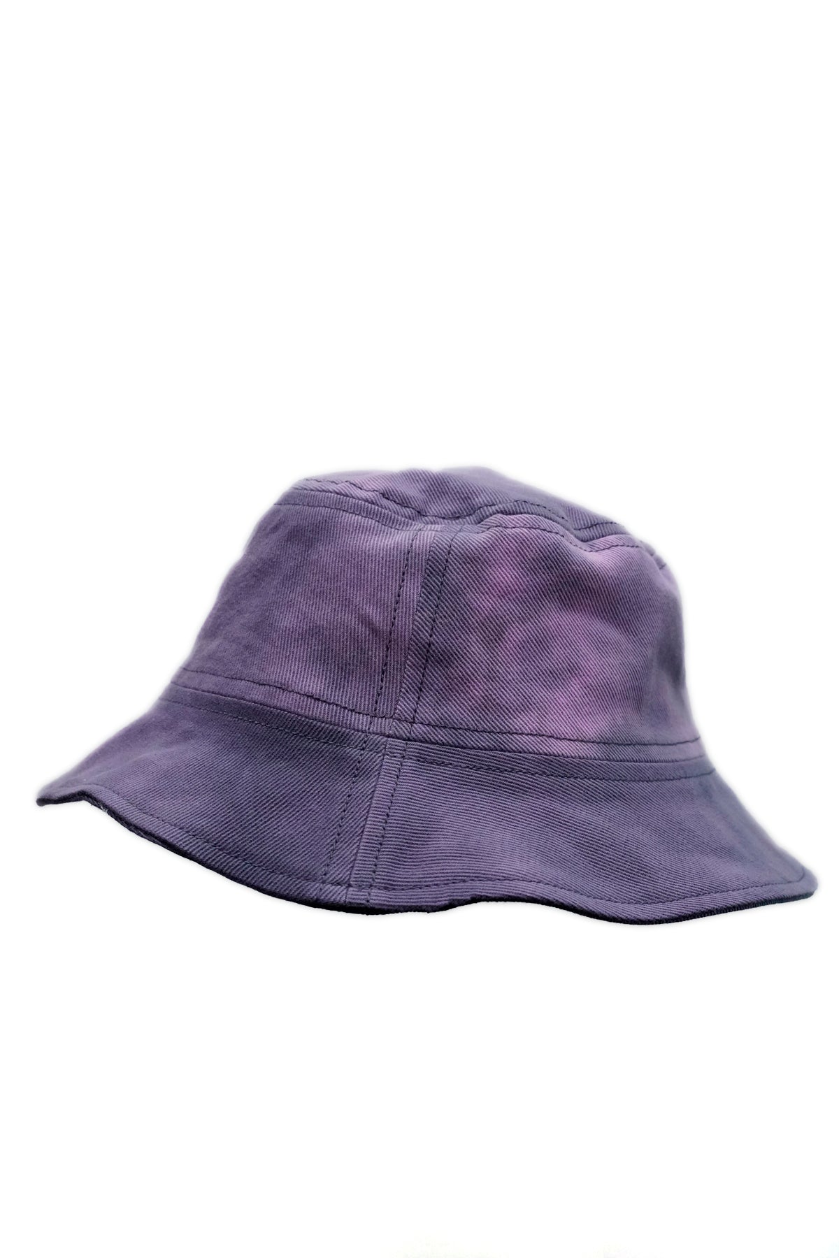 PURPLE TIE DYE BUCKET HAT