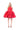 RED MINI DRESS WITH TANK TOP SCOOPED marques almeida