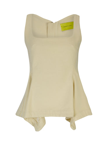 YELLOW PEPLUM CORSET marques almeida