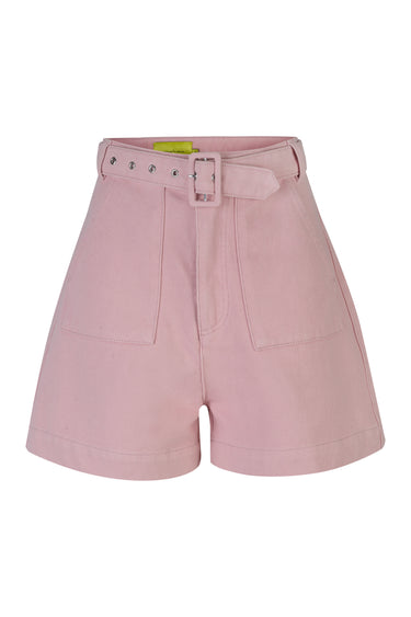 PINK DRILL BELT SHORTS marques almeida