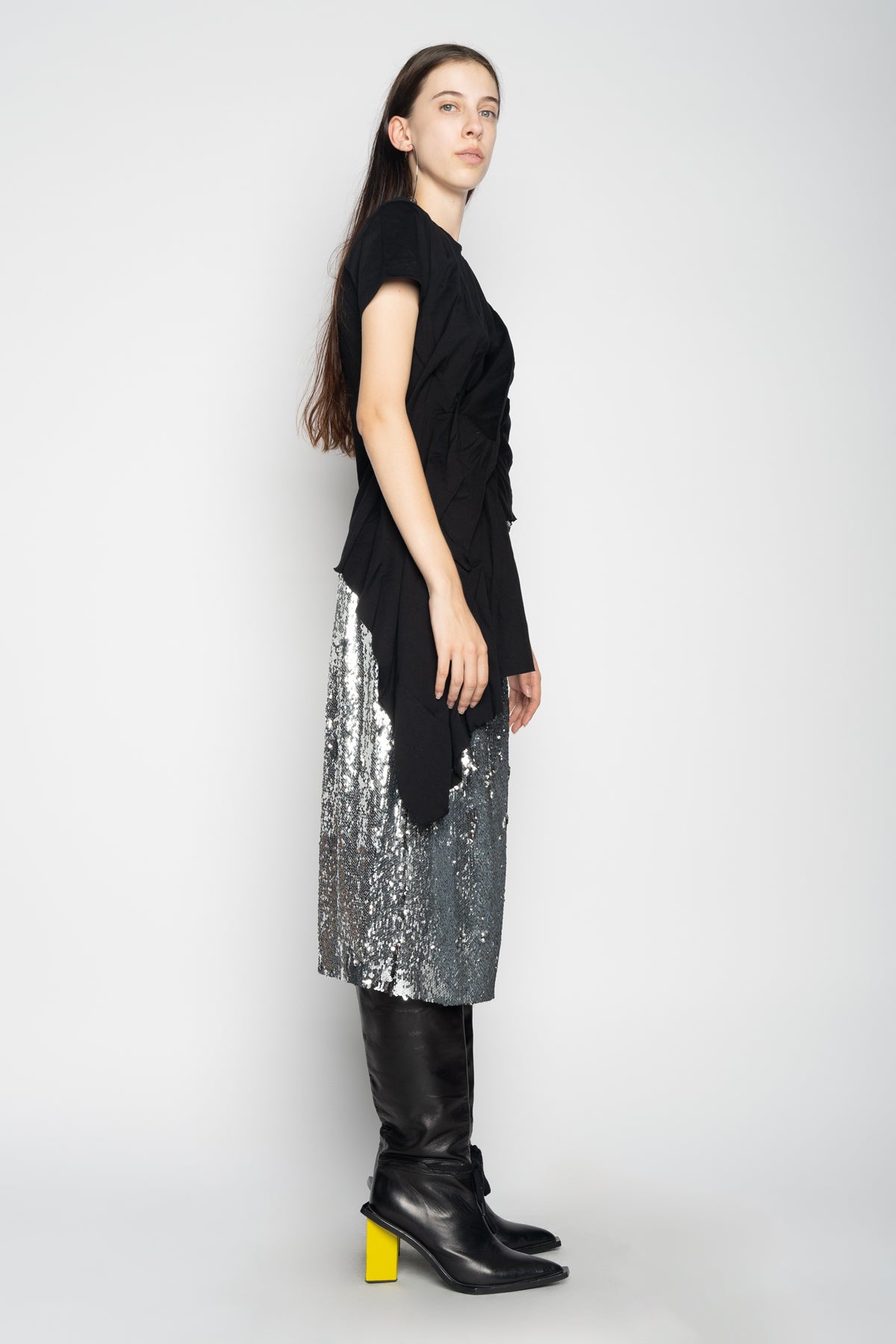 SILVER CLASSIC SLIP SKIRT marques almeida