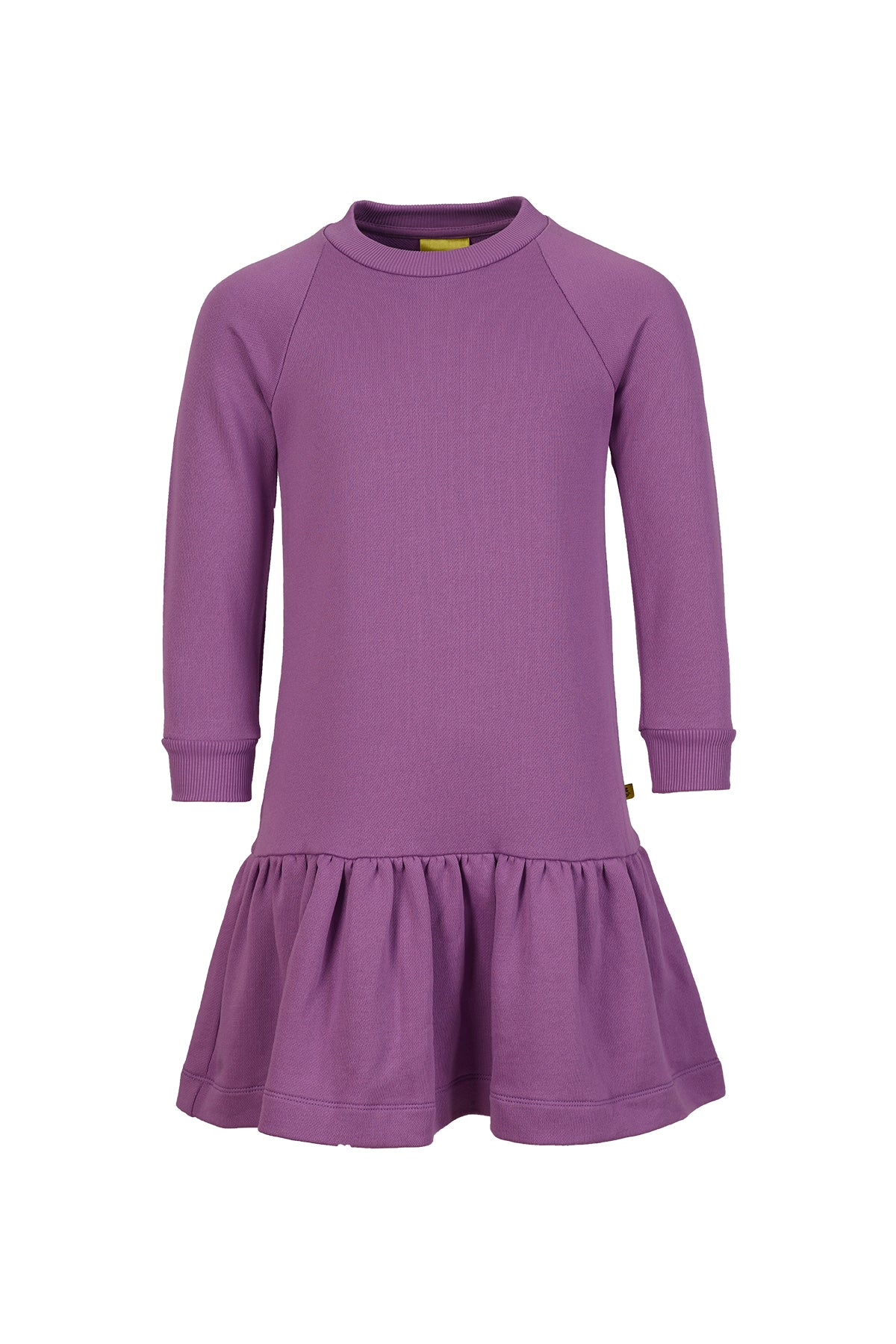 LILAC CREW NECK GATHERED DRESS MAKIDS