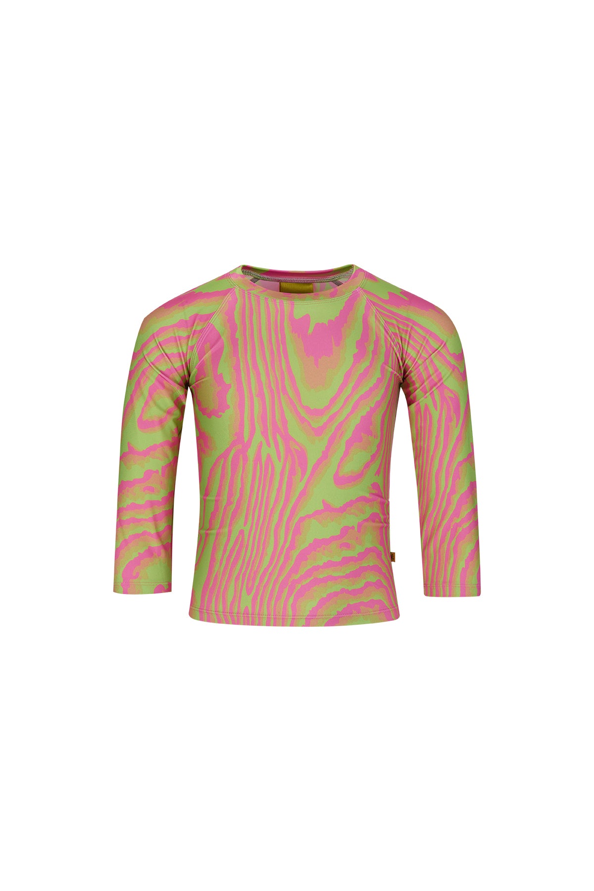 GREEN AND PINK SWIMWEAR LONG SLEEVE TOP ma kids