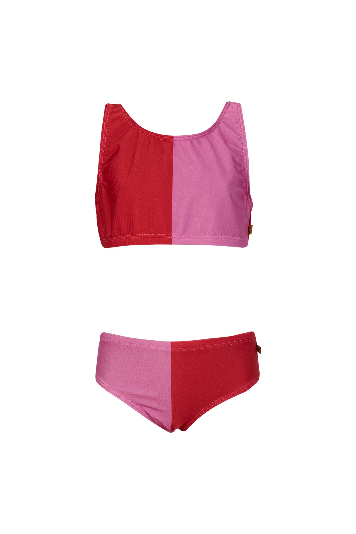 RED AND PINK SWIMWEAR BIKINI SET ma kids