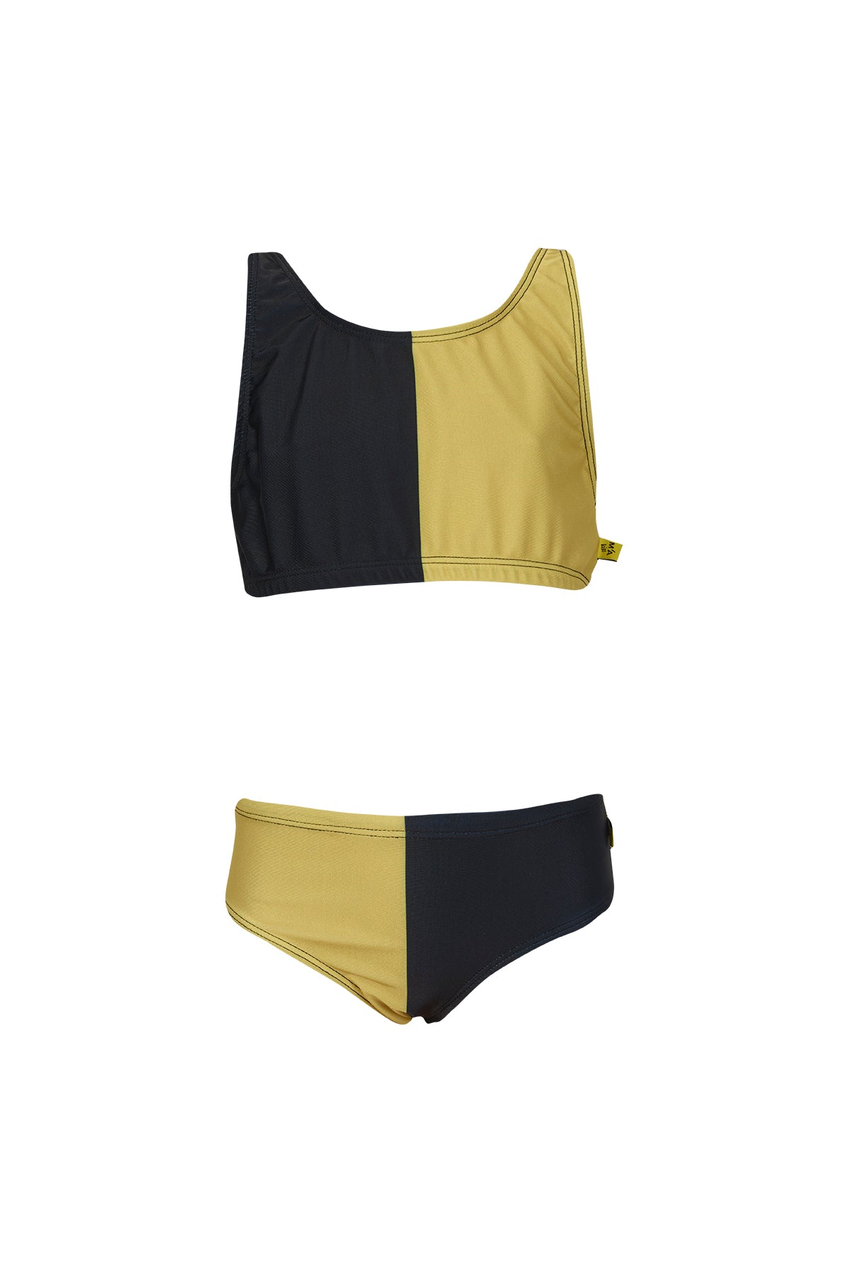 BLACK AND YELLOW SWIMWEAR BIKINI SET ma kids