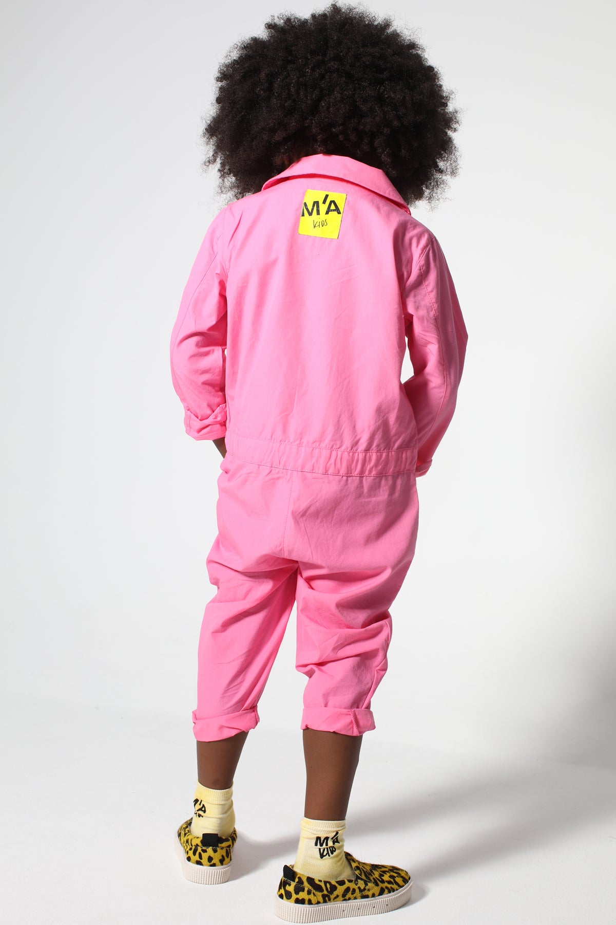 PINK WORKWEAR JUMPSUIT makids