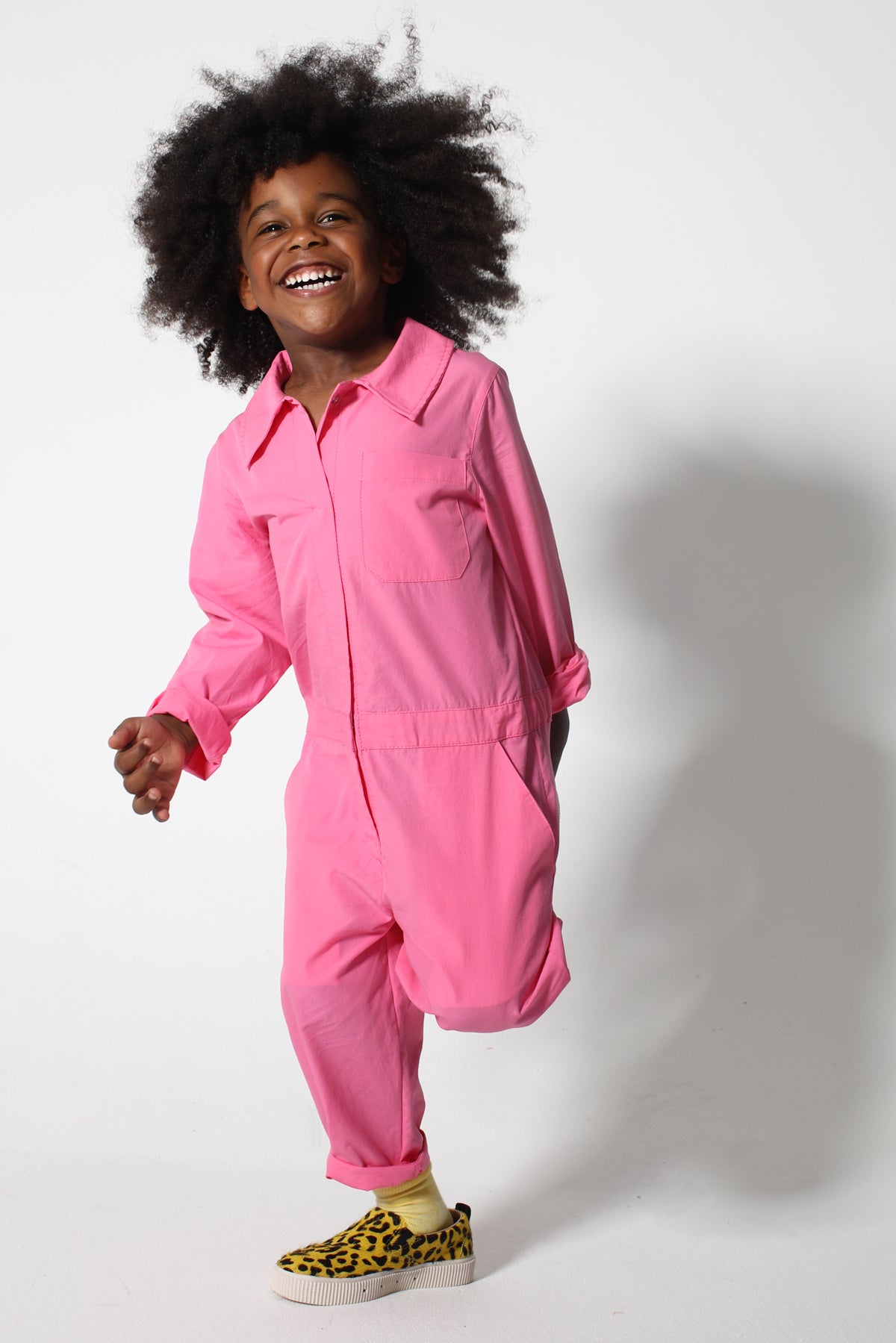 PINK WORKWEAR JUMPSUIT makids