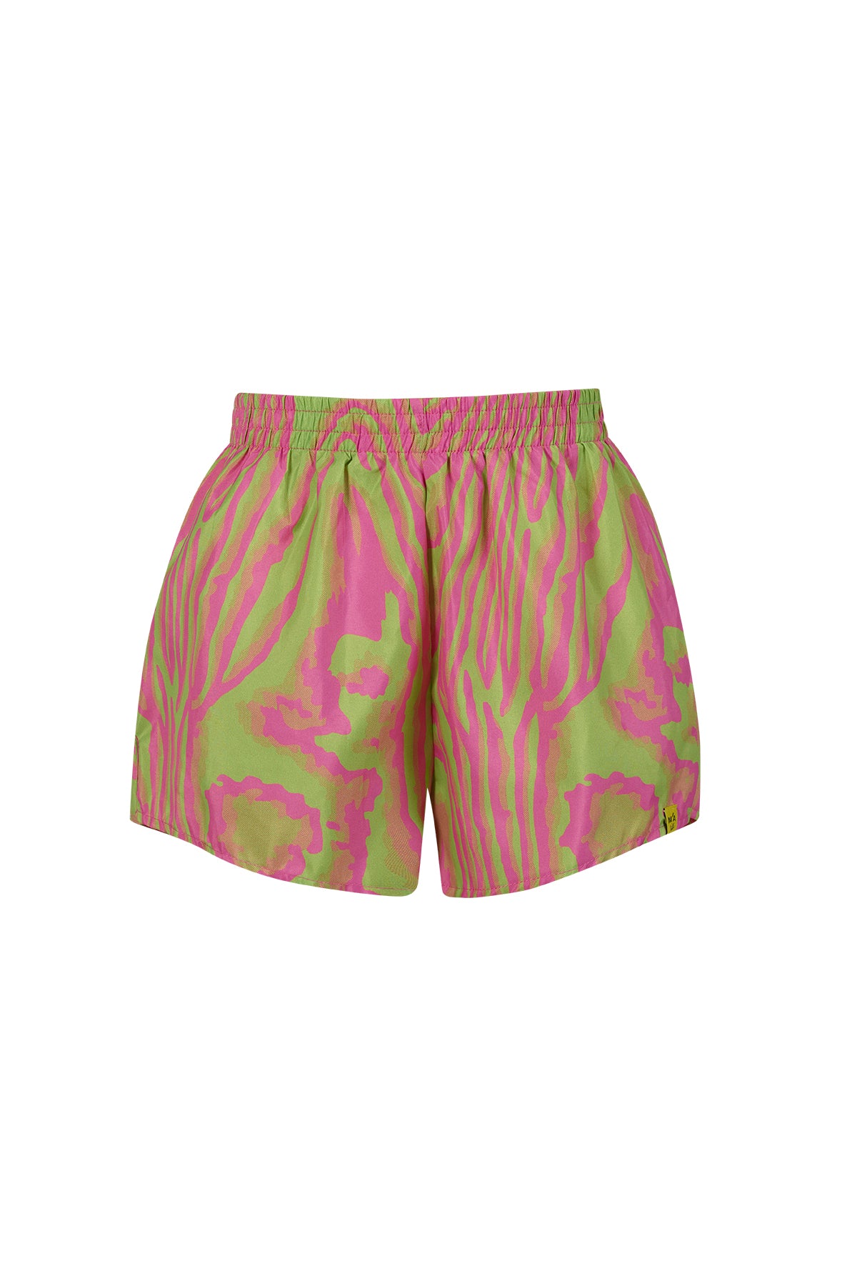 GREEN AND PINK SWIMWEAR LOOSE SHORTS makids