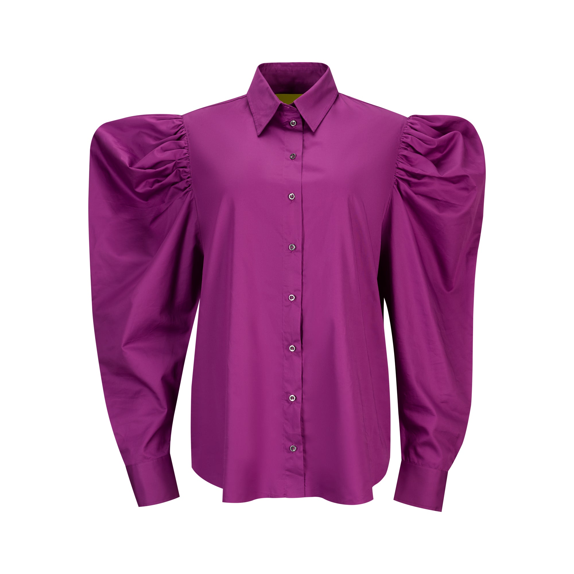 PURPLE BALLOON SLEEVE SHIRT marques almeida