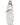 WHITE ACID WASH DENIM BOW BOYFRIEND TROUSERS marques almeida
