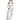 WHITE ACID WASH DENIM BOYFRIEND TROUSERS marques almeida