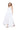 WHITE CINCHED PLEATED MAXI DRESS marques almeida