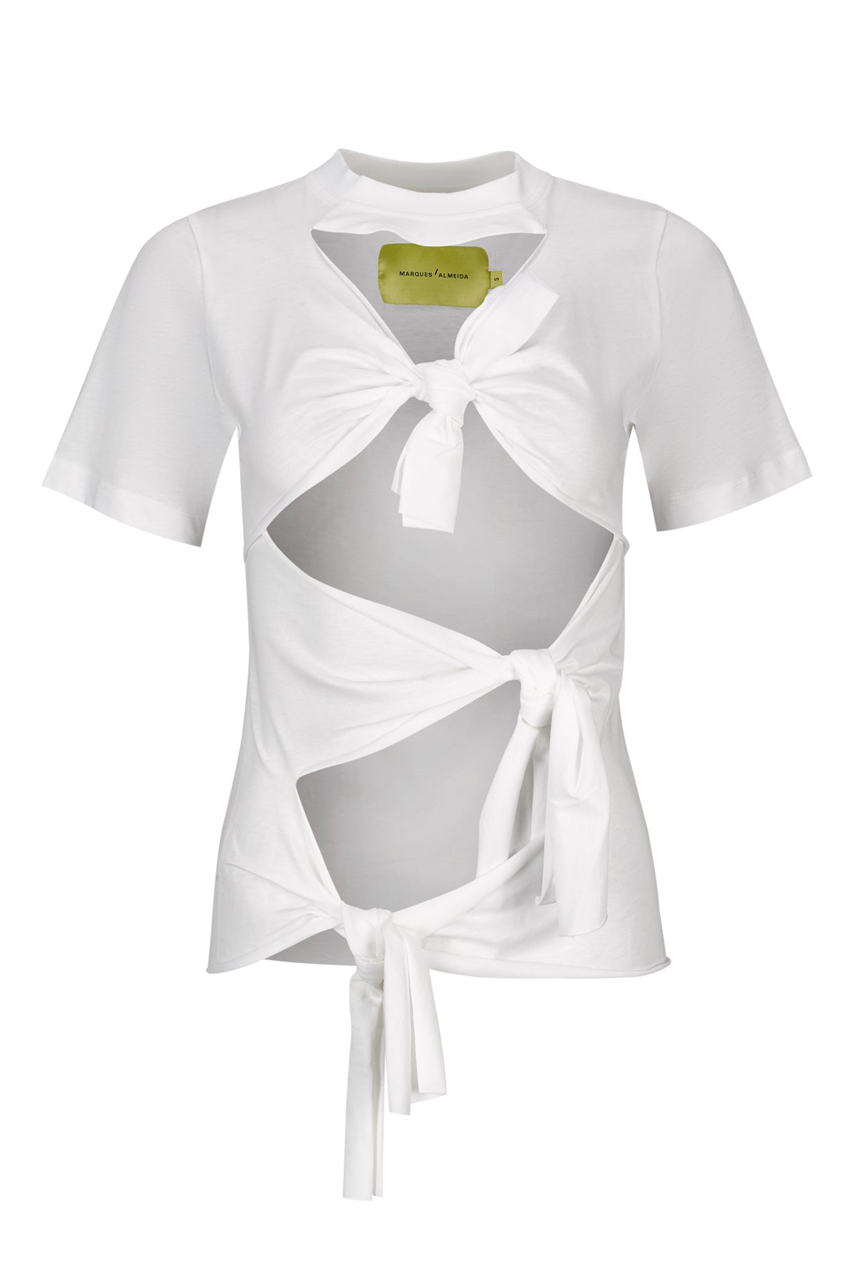 WHITE KNOT T-SHIRT marques almeida