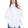 WHITE LOOSE FIT TIE SHIRT marques almeida