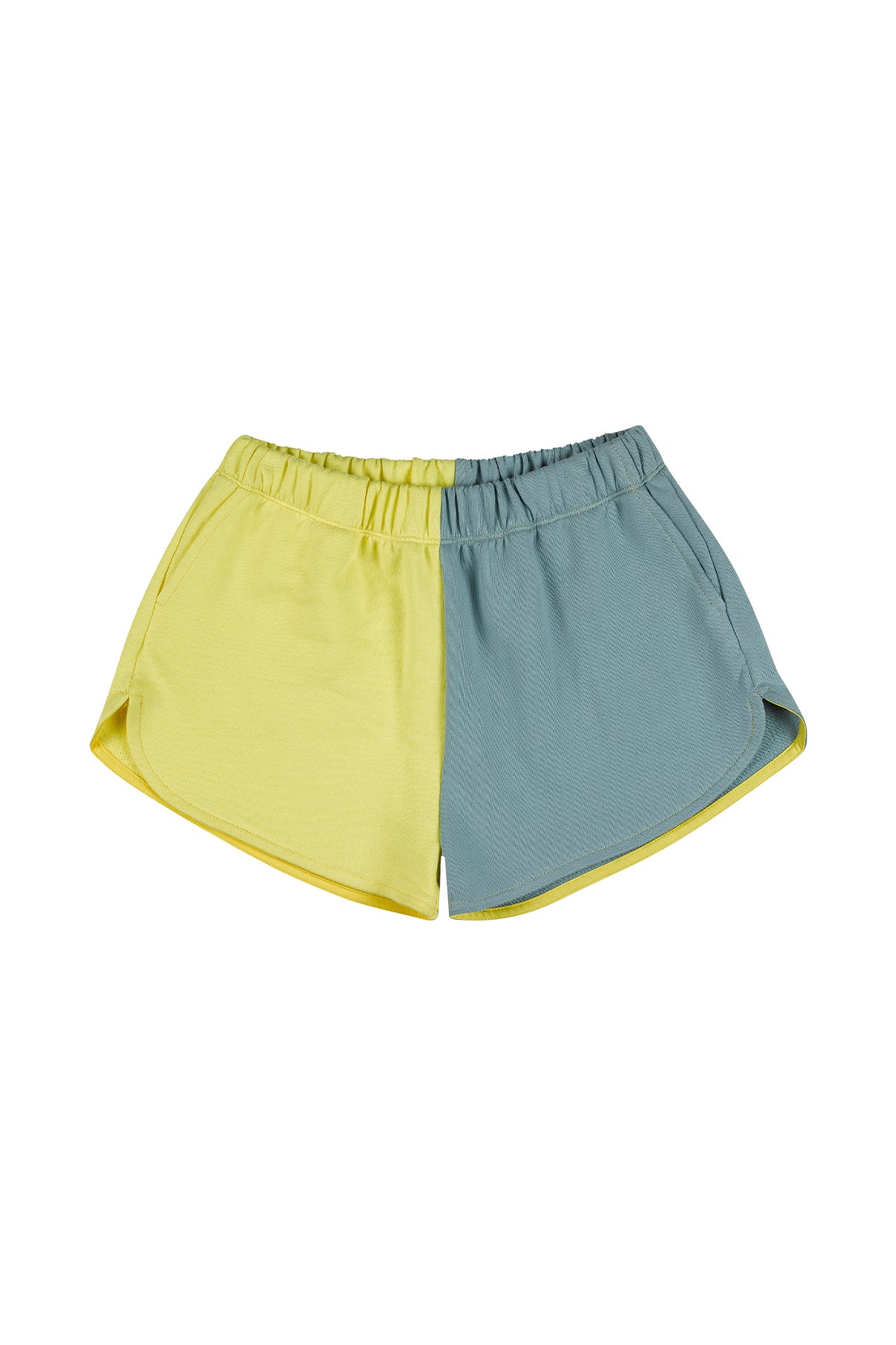 YELLOW AND TURQUOISE SHORTS ma kids