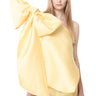 YELLOW ONE SHOULDER BOW TOP marques almeida
