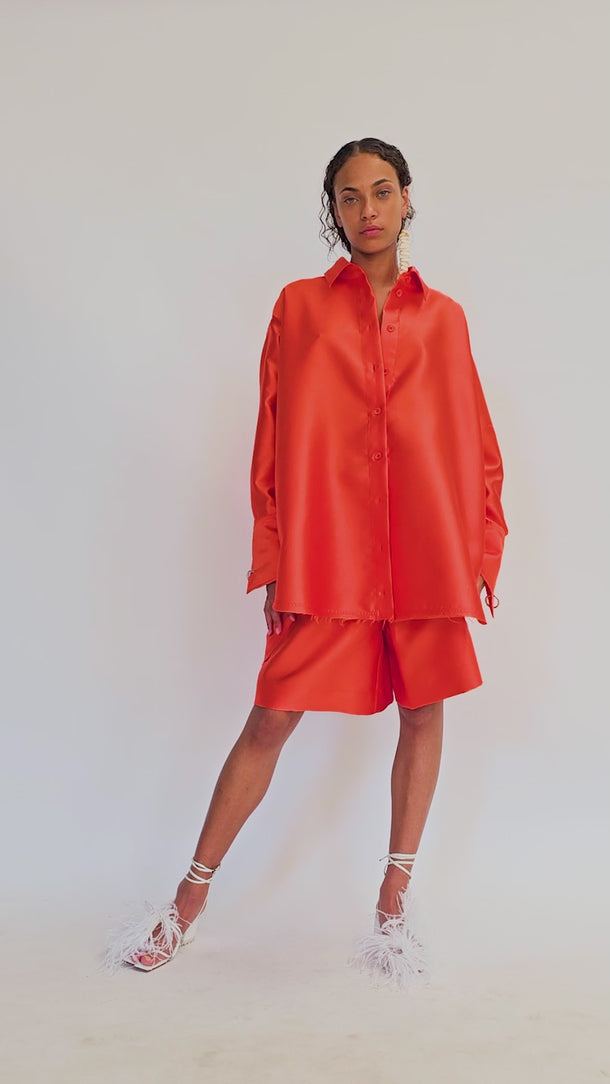 ORANGE OVERSIZED SHIRT marques almeida