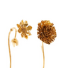 GOLD FLOWER EARRINGS - marques-almeida-dev