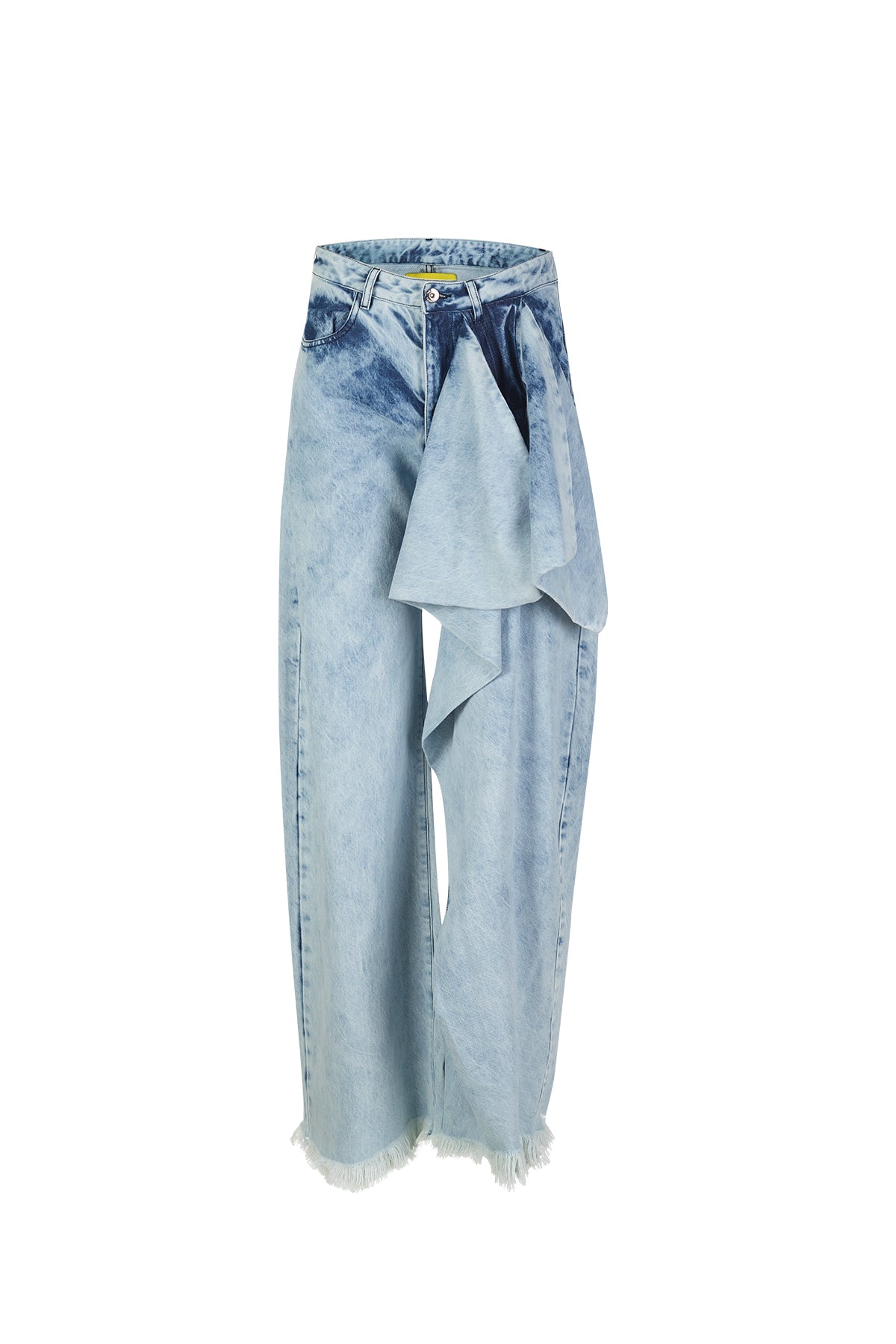 LOUIS PHILIPPE Jeans W33 L32 Acid Wash Pants Boyfriend Tie 