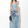 ACID WASH DENIM SHAPED CORSET marques almeida