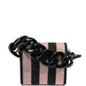 marques almeida STRIPPED CHAIN BAG