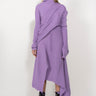 CLASSIC M'A DRAPED MERINO SKIRT IN LILAC MARQUES ALMEIDA