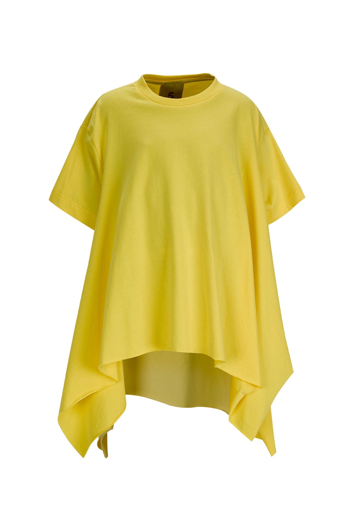 YELLOW T-SHIRT WITH SIDE FLAPS ma kids