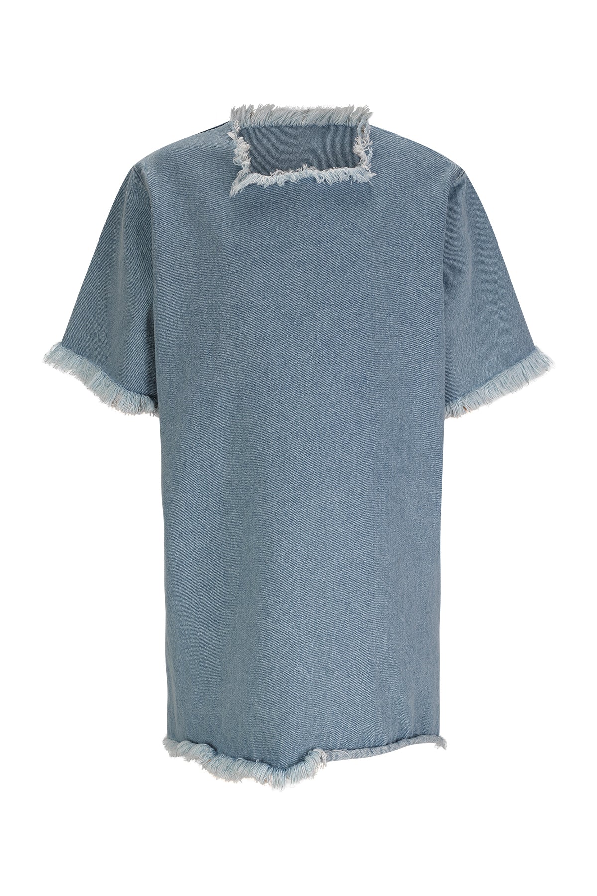 BABY BLUE DENIM OVERSIZED T-SHIRT DRESS ma kids