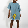 BABY BLUE DENIM OVERSIZED T-SHIRT DRESS ma kids