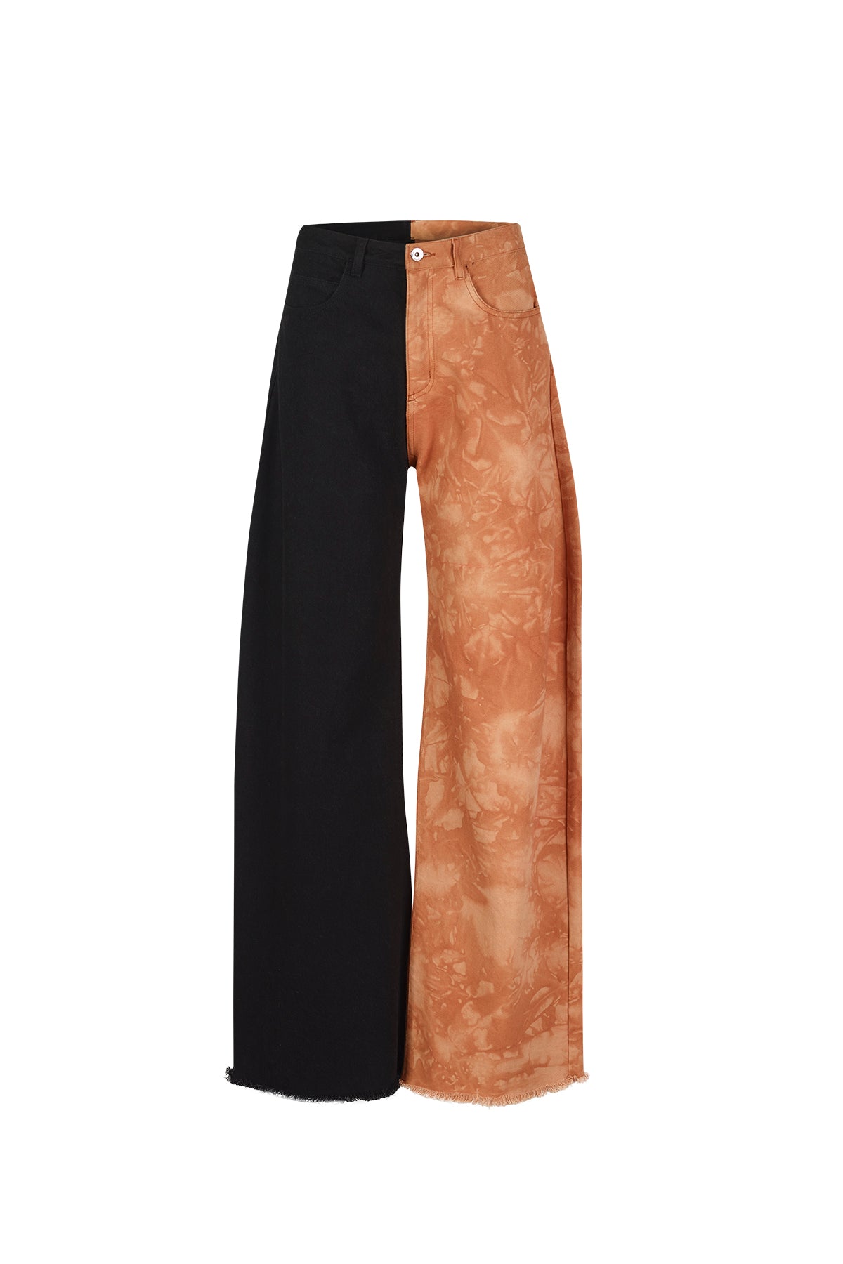 BLACK AND BROWN BOYFRIEND TROUSERS marques almeida