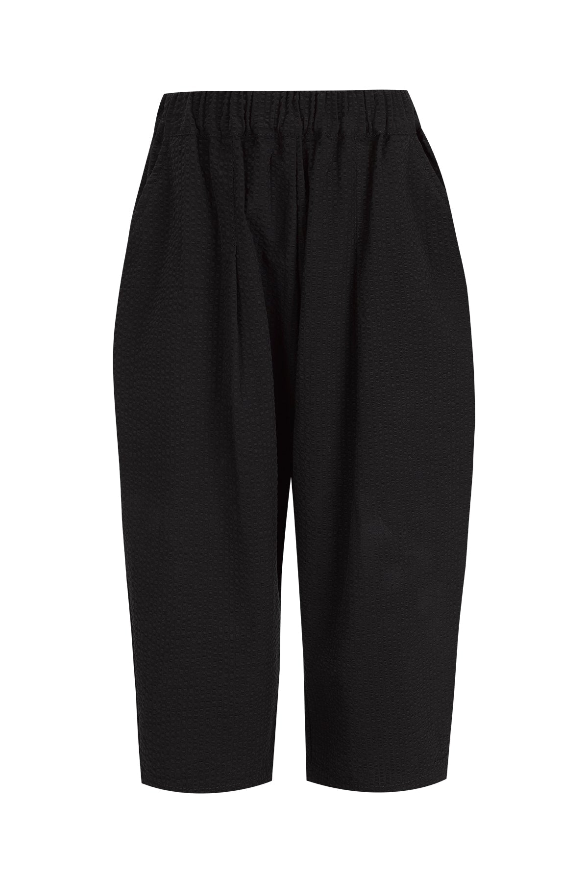 BLACK COTTON LOOSE TROUSERS MA KIDS