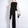 BLACK DRAPED CORSET marques almeida