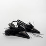 BLACK FEATHER PUMPS MARQUES ALMEIDA